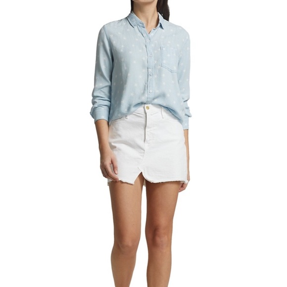Rails Ingrid anchor print chambray button down - Picture 1 of 5